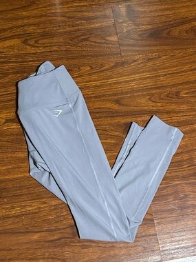 Gymshark Light Gray Seamless High-Rise Leggings